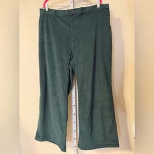 Cider Green Wide Leg Pants